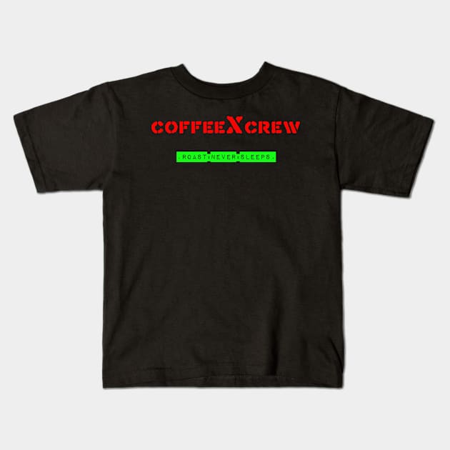 coffeeXcrew Kids T-Shirt by DoomedSocietyPunx